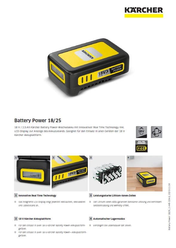 Kärcher Battery Power 18/25