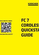 Kurzanleitung Kärcher Hartbodenreiniger FC 7 Cordless